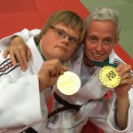 Victor G. und Alexandra R. mit der Goldmedaille